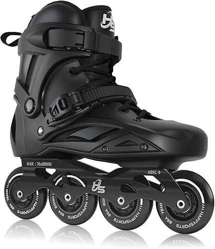Patines en línea para mujeres y hombres, patines de fitness unisex para adultos con ruedas de poliuretano, patines de rendimiento para principiantes