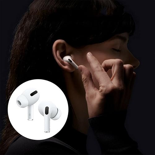 Miniatura 5 de Ganchos de repuesto para auriculares AirPods Pro de silicona con caja de almacenamiento portátil para guardar en la funda de carga (3 blanco)