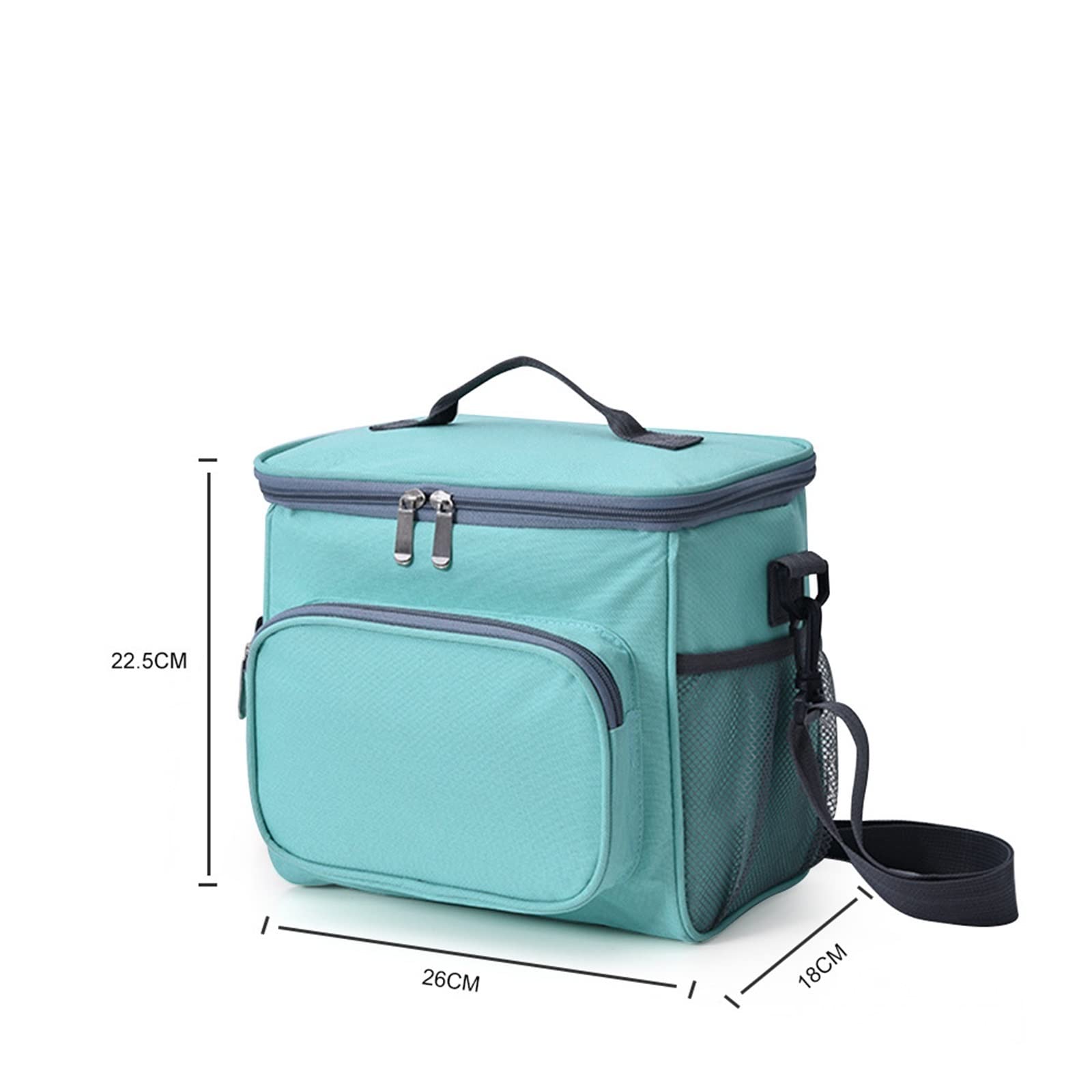 Zaino da picnic Borsa da picnic portatile Scatola da pranzo isolata termicamente Borsa termica Borsa da viaggio Zaino impermeabile Bento Pouch Borse per la conservazione degli alimenti scolastici (C