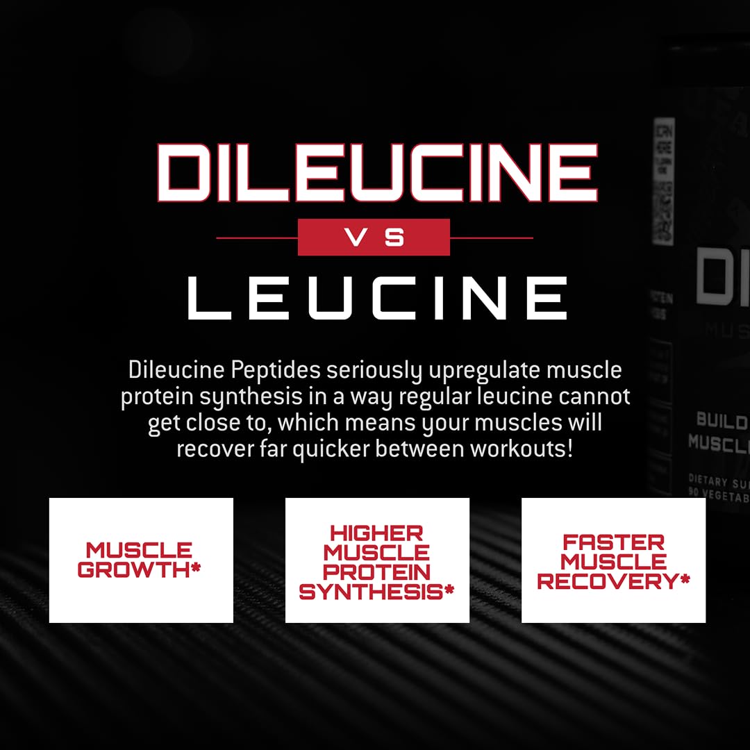 Unmatched Dileucine Amino Acid Peptide, Muscle Growth, 30 Servings — Amazon image 3
