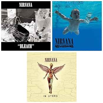 Nirvana: Complete Classic Studio Album Discography - The