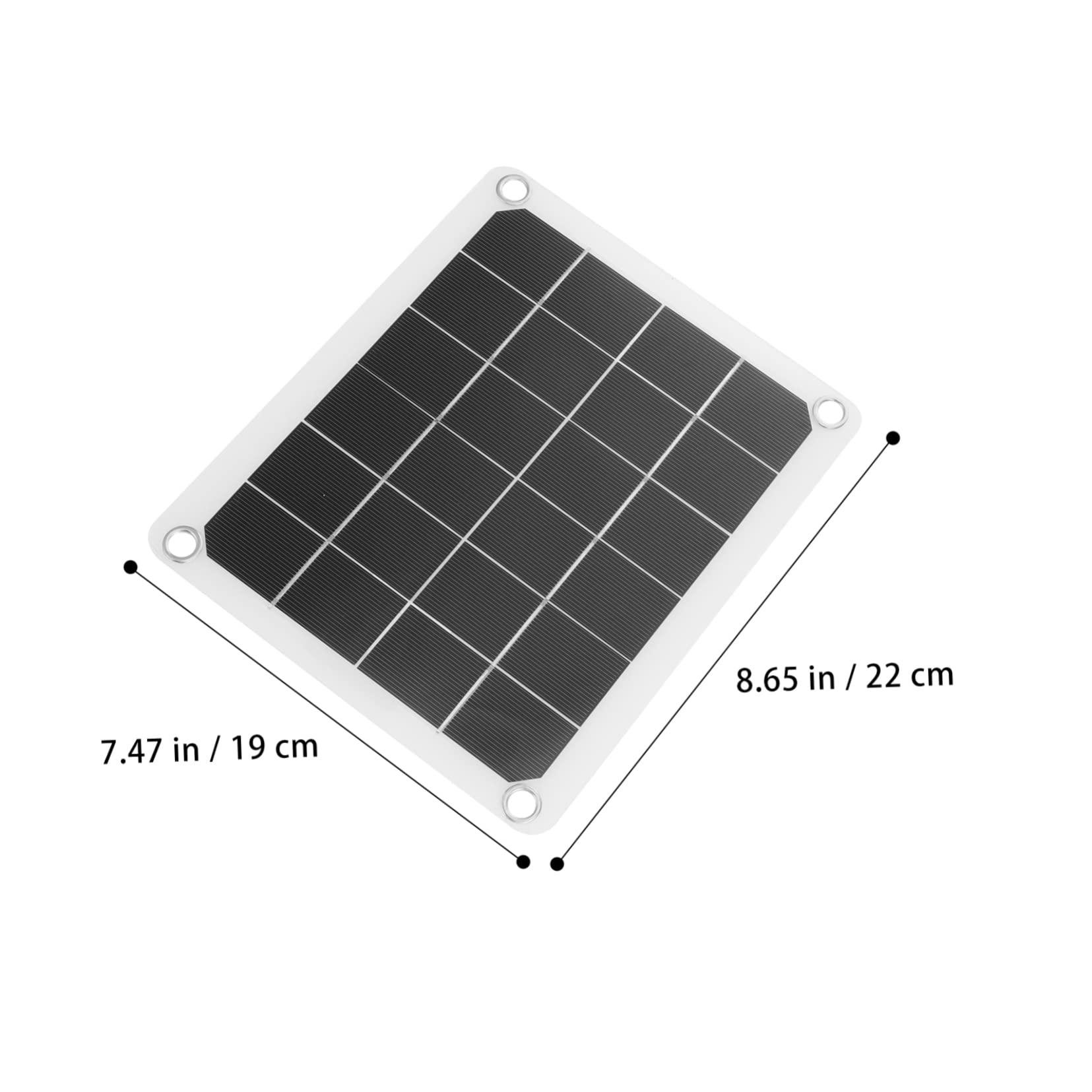 BESPORTBLE 3 Sätze Solarlüfter solar solarventilatoren solar powered fan Solar-Gewächshausventilator entlüften Kühlgebläse mit Solarenergie sommer kühler Einkristallines Silizium