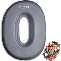 Vista 1 de Dioycli Moldes de silicona 3D para tartas con números para hornear, molde personalizado para cumpleaños, boda y aniversario, molde para pasteles