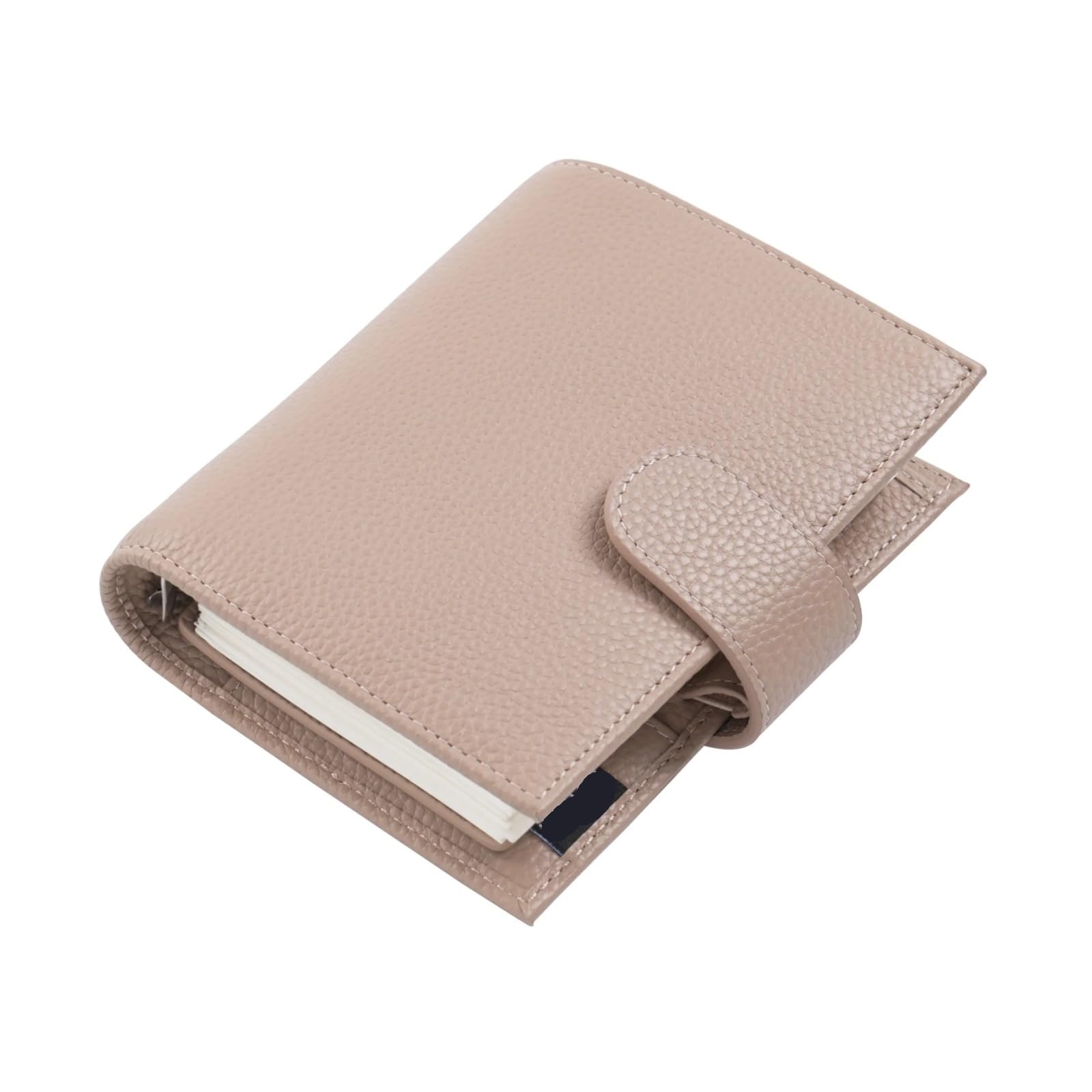 Organisateur d'agenda cuir Grain galets carnet notes A7 Pebbled Taupe 2.0 - 6