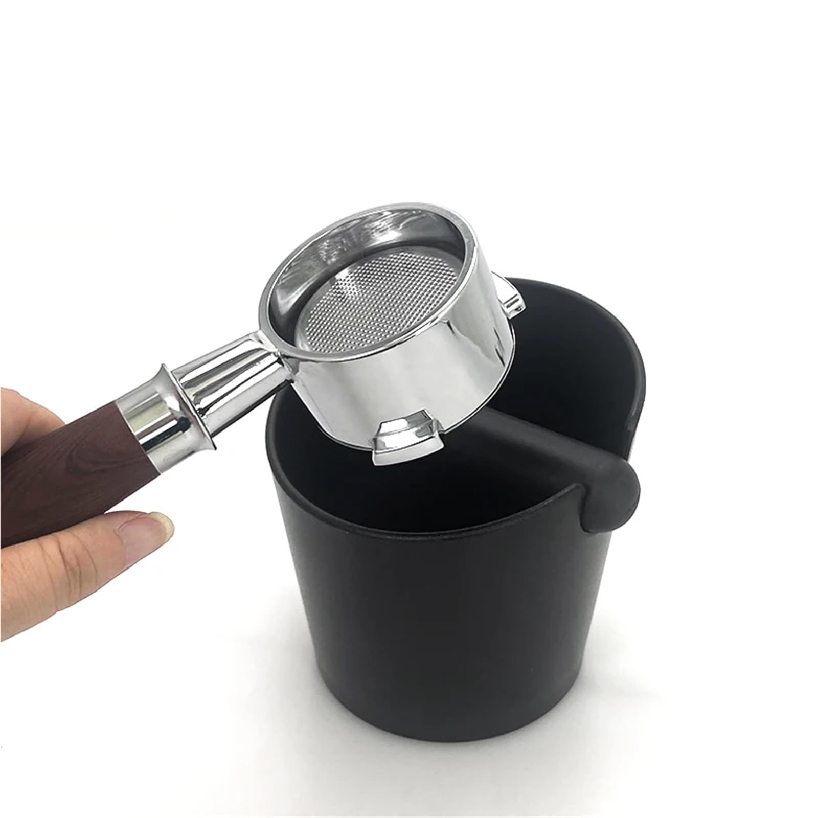 Contenedor volcador de molienda y caja café Para Café | Cubo de contenedor de posos for accesorios de máquinas de herramientas de barista(800ml White)