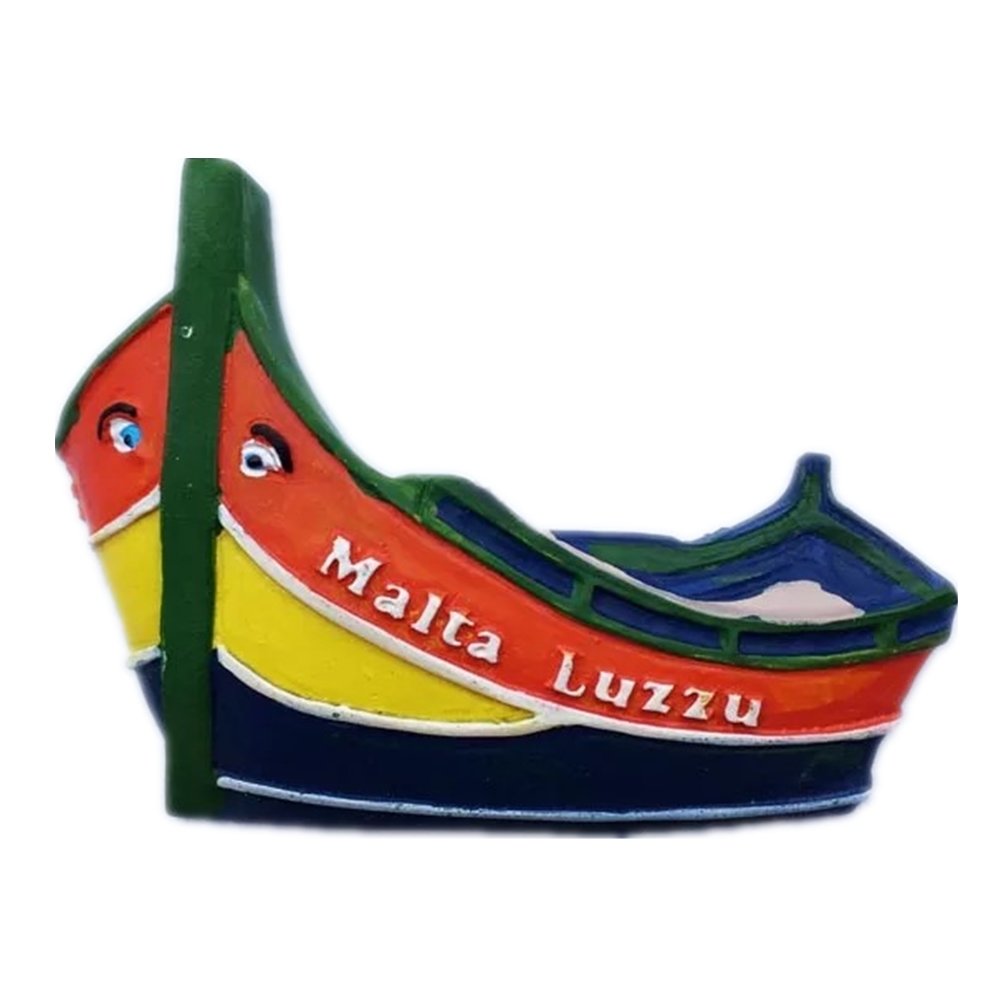 Calamita da frigorifero 3D in resina, souvenir da viaggio, fatto a mano, decorazione per la casa e la cucina, regalo da collezione Malta