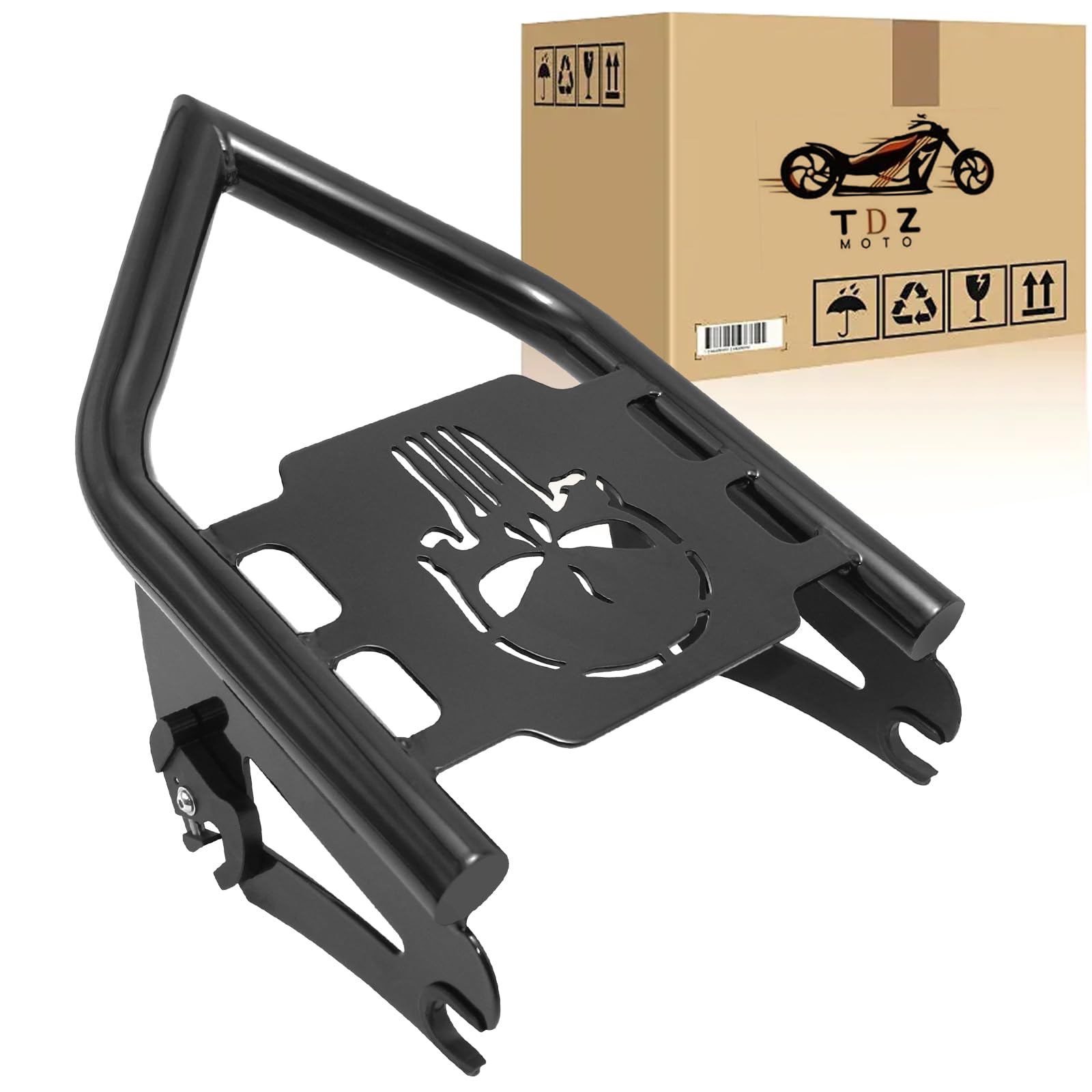 Amazon.com: TDZ Black Detachable Luggage Rack for 2009-2025 Harley