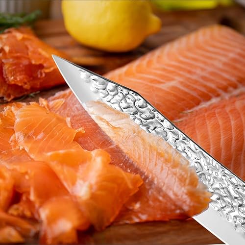 Miniatura 6 de Astylway Cuchillo de chef de 8 pulgadas, cuchillo de chef súper afilado, cuchillo de cocina para cocinero casero, cuchillo universal de acero