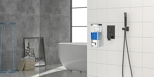 Miniatura 4 de Dispensador de jabón manual, montaje en pared de 17 oz16.9 fl oz, dispensador de jabón de manos de cocina de gran capacidad, dispensador de loción