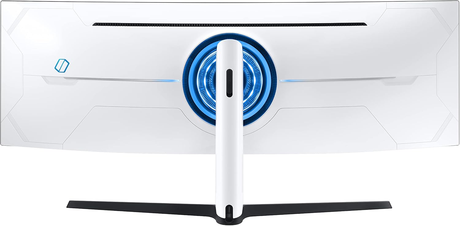 Samsung Monitor Gaming Odyssey G9 (C49G95), Curvo (1000R), 49, 5120x1440 (Dual QHD), 32:9, HDR1000, HDR10+, VA, 240 Hz, 1 ms, Freesync Pro, G-Sync, HDMI, USB 3.0, Display port, Ingresso Audio, HAS Samsung Monitor Gaming Odyssey G9 (C49G95), Curvo (1000R), 49, 5120x1440 (Dual QHD), 32:9, HDR1000, HDR10+, VA, 240 Hz, 1 ms, Freesync Pro, G-Sync, HDMI, USB 3.0, Display port, Ingresso Audio, HAS