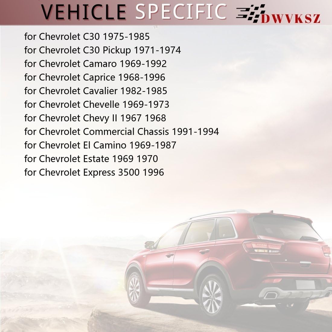 Front Outer Disc Brake Caliper Rubber Bushing Replacement 1PC Dwvksz for Chevrolet Caprice 5.7L 1969-1996