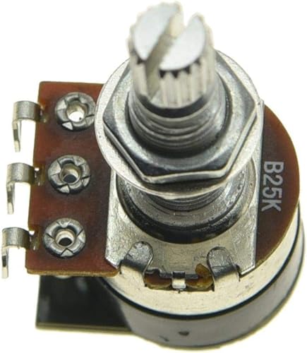 Shadow - Potenciómetro de bajo con pulsador para matar el sonido de audio o el sonido lineal A25KA250KA500KB25KB250KB500K