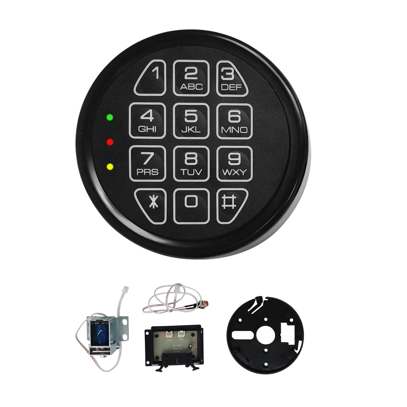 HOMEYUER Replacement Fireproof keypad (HYR-keypad-01-black)
