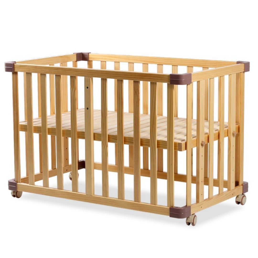 Lot De 4 Roulettes Pivotantes En Caoutchouc Pour Berceau D'enfant Avec Freins, Roue De Meuble De 2", Accessoires De Roue De Berceau Pour Bébé, Capacité 265 LB, Double Roue, Silencieuse, Avec