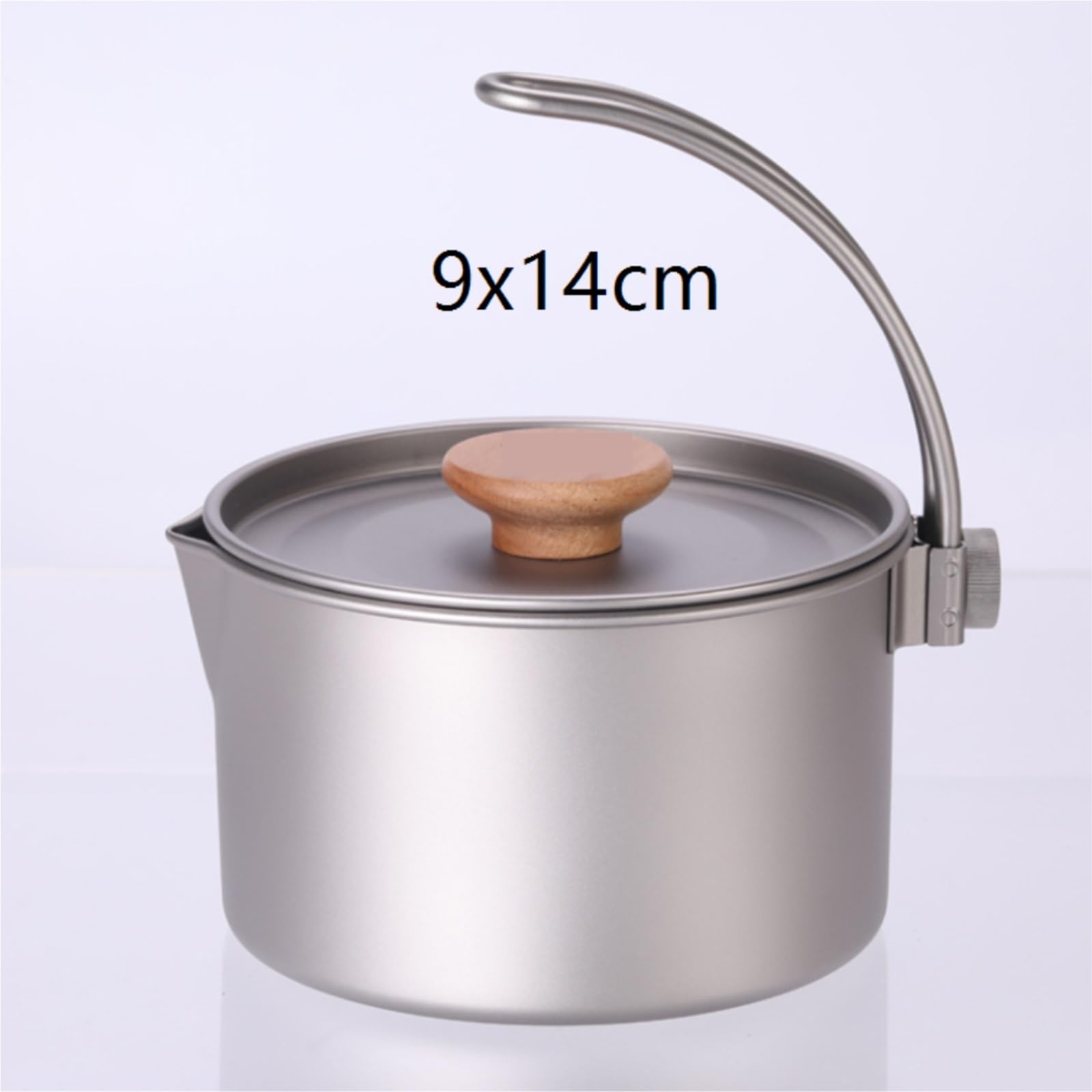 Popote Bivouac Cuisinière De Camping Portable en Plein Air avec Poignée Amovible, Bouilloire De Camping Multifonctionnelle Cuisine de Camping