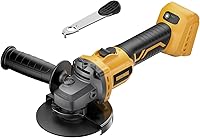 VERVEWAVE 4-1/2" Brushless Cordless Angle Grinder for DeWalt 20V Battery - 6 Variable Speeds Up to 8500 RPM, Tool Only