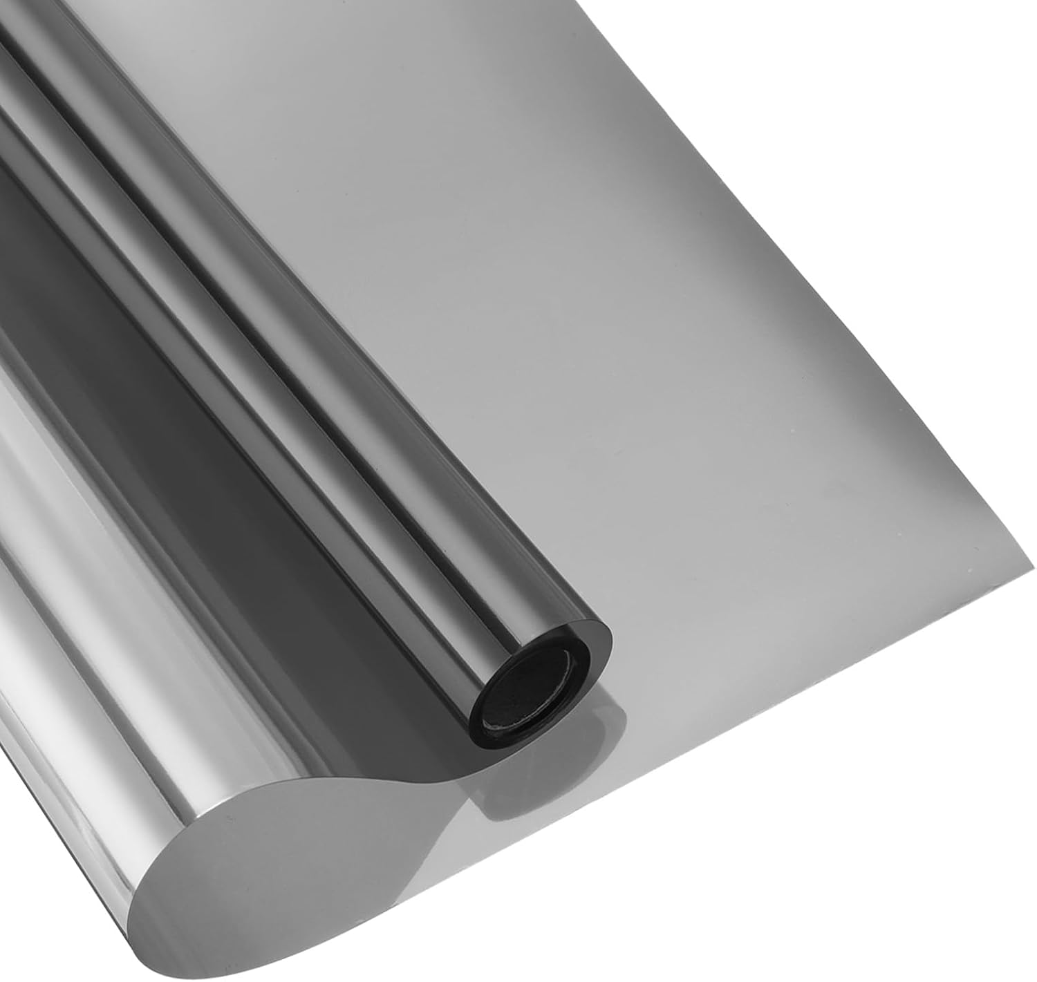 MECCANIXITY Window Privacy Film, One Way Daytime Privacy Heat Control Blocking Static Cling Window Tint for Home Office, Gray, 35.4x78.7 Inch Gray 35.4x78.7 Inch