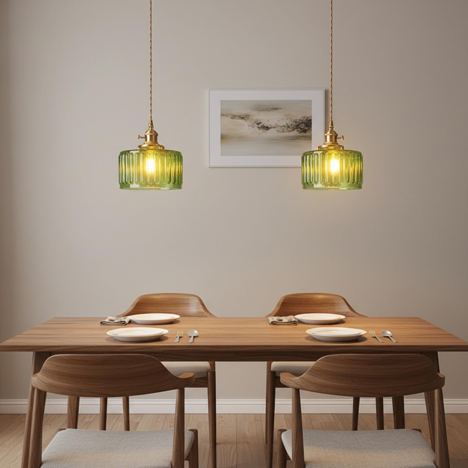 Moderne industriële glazen hanglamp Quinto | 8-lichts