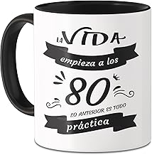 I LOVE MOM Mug 80th Birthday Anniversary Women Men Mugs Original Breakfast Gifts 80th Birthday Party Anniversary for Family Friends, MKB-80