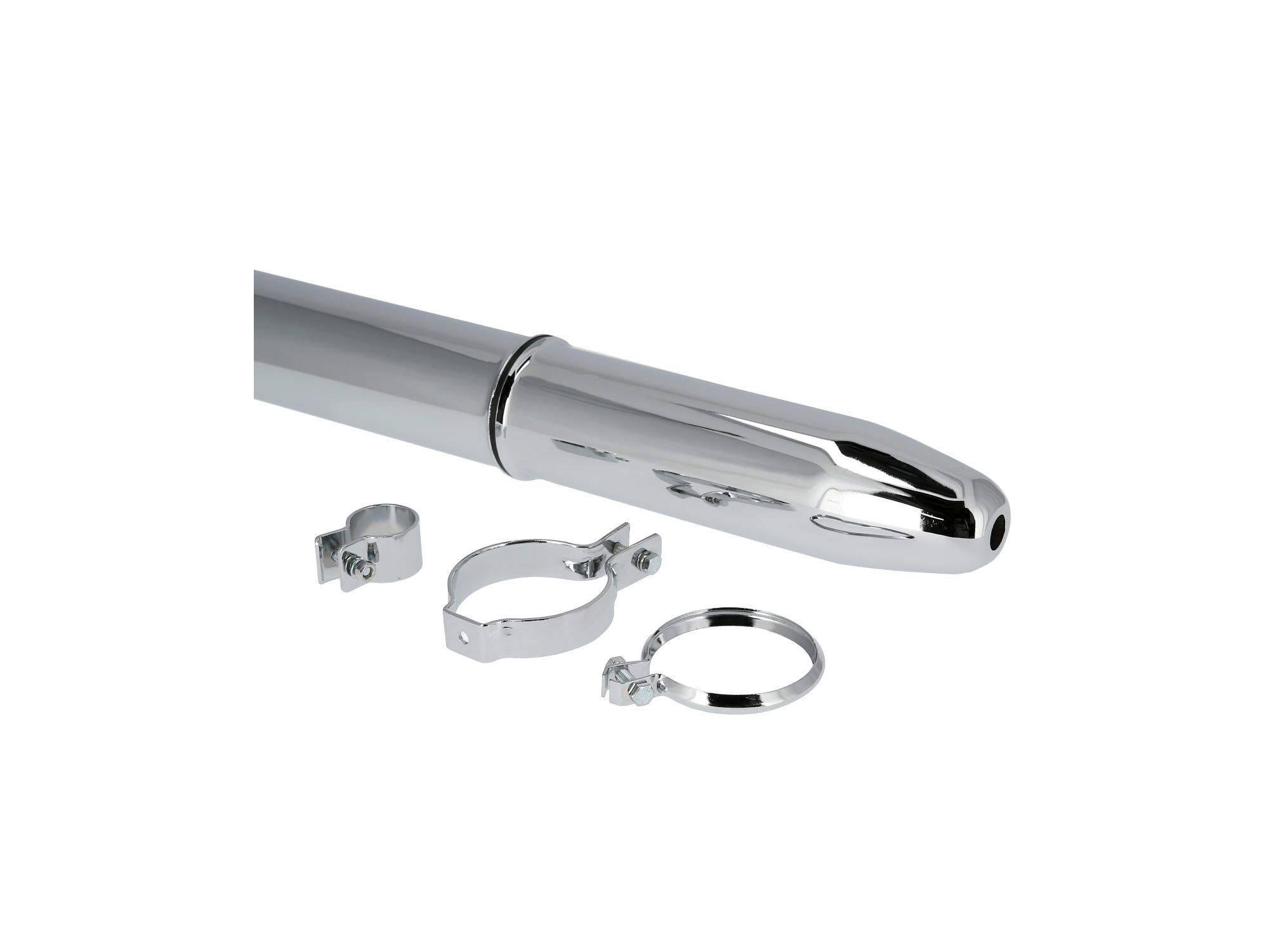 Auspuff Zigarrenform Spitztüte für Simson KR51/1 Schwalbe SR4-2 Star