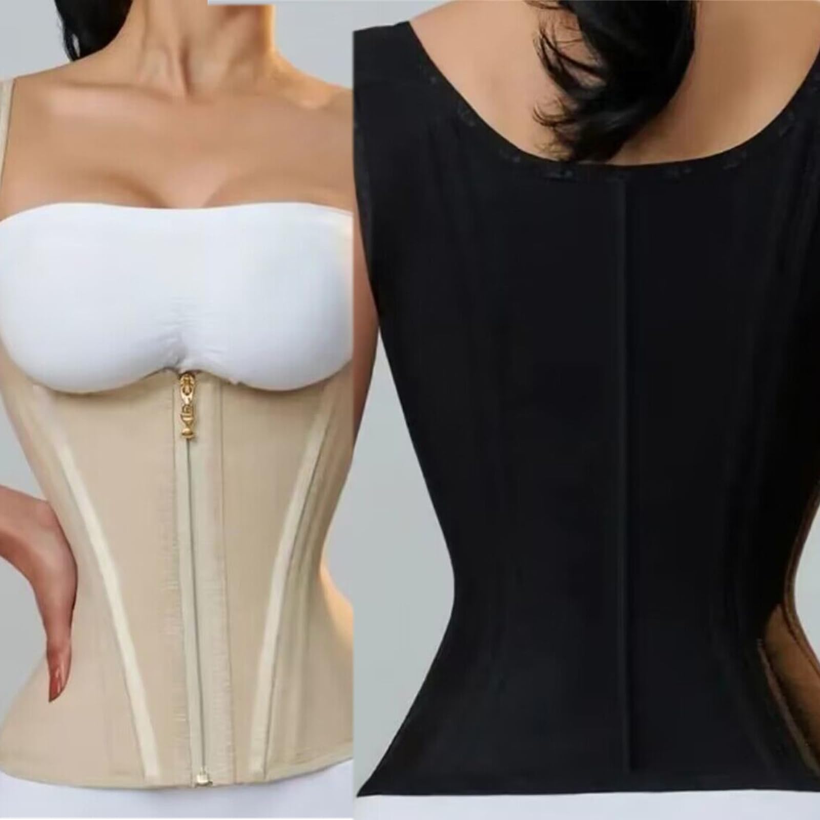Entrenador De Cintura para Mujer, Faja Deportiva con Control De Barriga, Faja Moldeadora De, Fajas De Cintura con Correa Ajustable para El Hombro