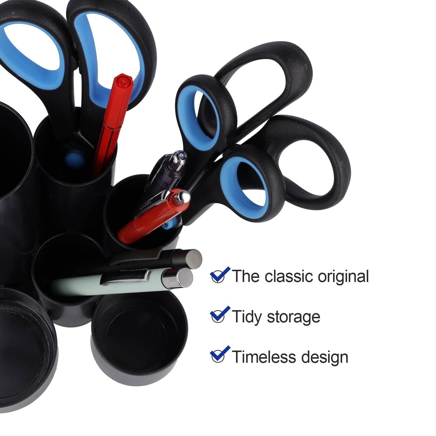 Westcott pen holder black recycled - Image 3