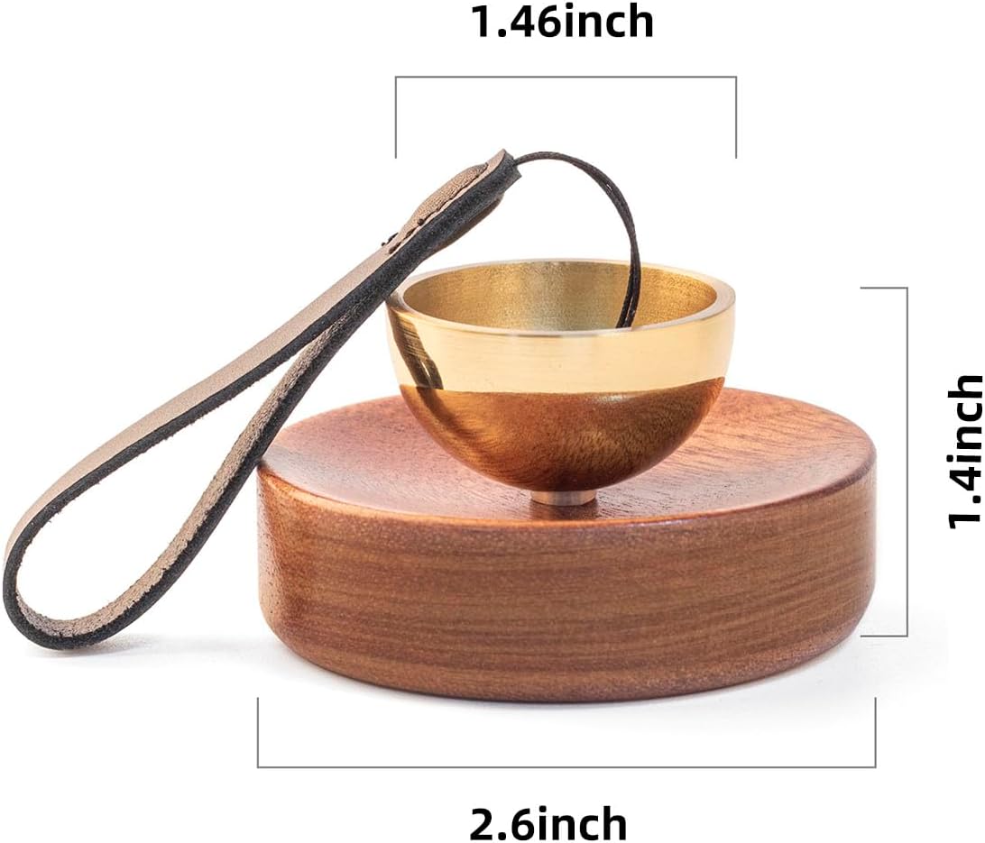 Portable Mini Singing Bowl Set | Beautiful sound and look | Little Tibetan Singing Bowl Set | Easy To Play | Chakra therapy, hand beaten | Creates Beautiful Sound for Healing
