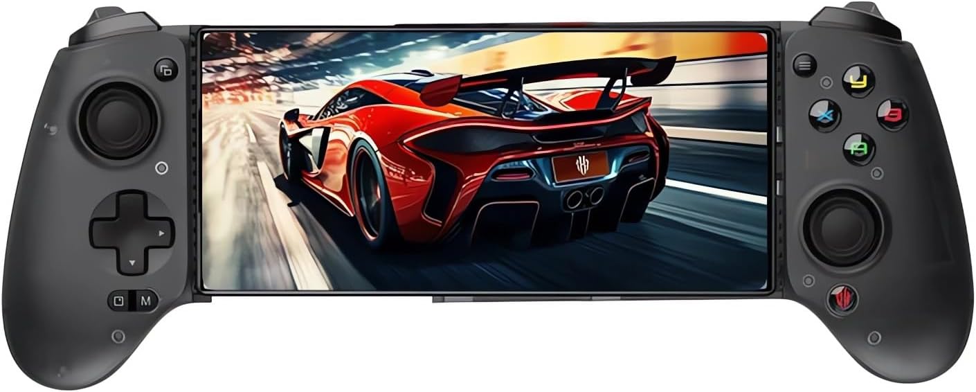 nubia New Redmagic Shadow Blade Gamepad 2 Black Textured Soft Rubber Grips Type-C E-Sports Handle gamepad for Redmagic 9pro+Android