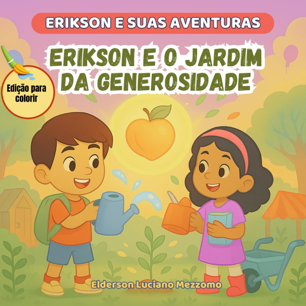 Erikson e o Jardim da Generosidade: Edição para Colorir (Erikson e Suas Aventuras)