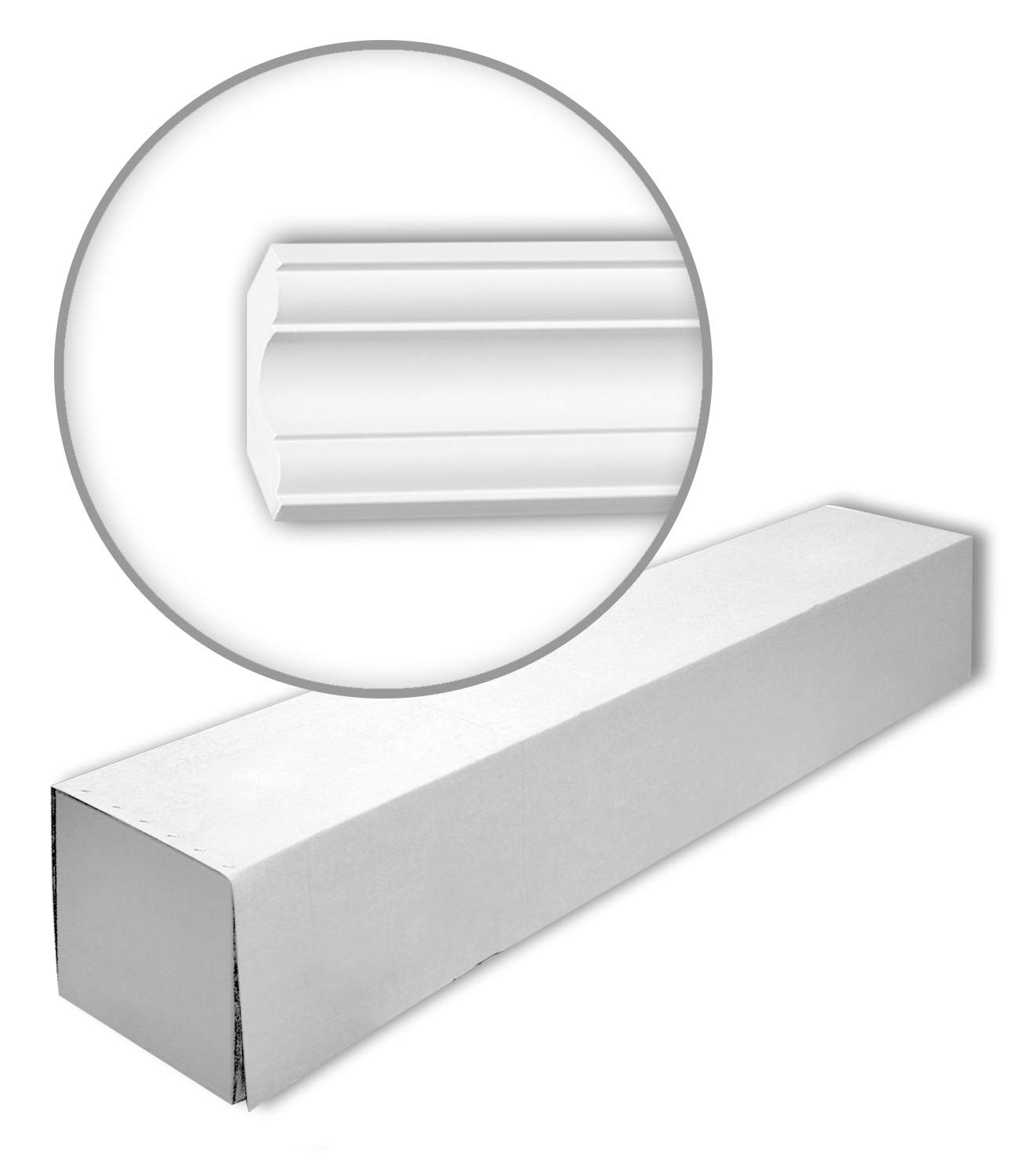Moulures polyuréthane rigide Profhome boite de 36m pour plafond