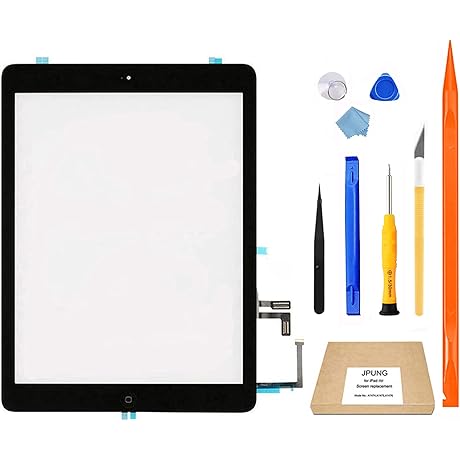 Only for iPad Air 1st Generation Screen Replacement Touch Glass Digitizer with...