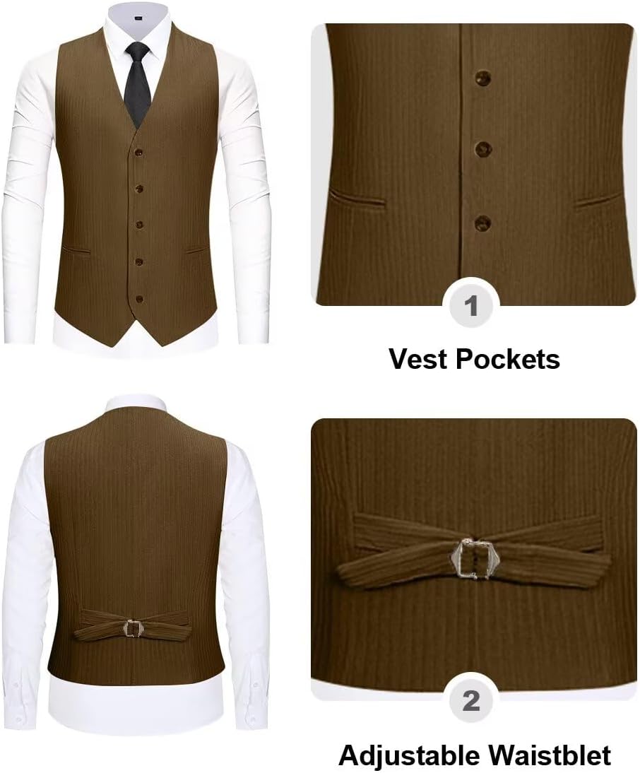 Retro Corduroy Boys Suit 3 Piece Slim Fit Kid Suits Tuxedo Set Wedding Prom Outfit Jacket Blazer Vest Pants for Boy