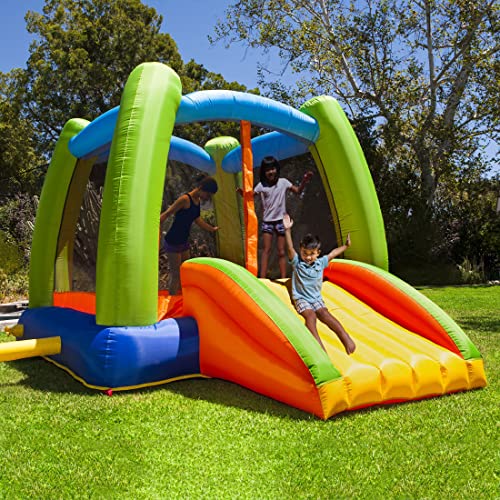 Sportspower My First Jump N' Play Bounce House With Slide,Multi-Color,144" L X 108" W X 86.4" H #TOP1
