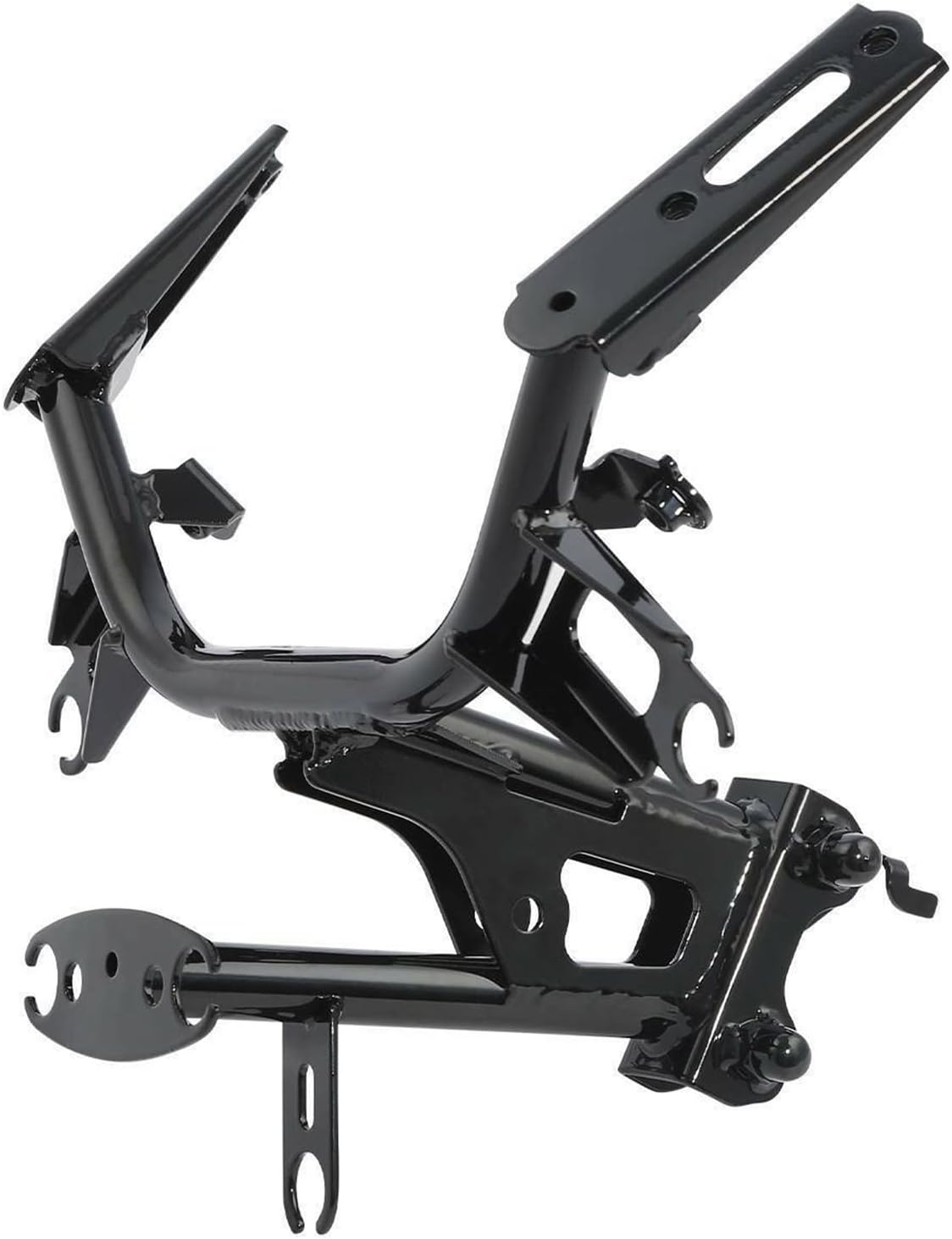 Motorcycle Black Upper Front Headlight Stay Brackets Compatible with Yamaha YZFR3 YZF R3 YZF-R3 2019 2020 2021 2022
