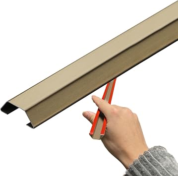 Self Adhesive Cable Cover 39in, Floor Cable Trunking for Wall/Open Wire Duct Cable Tidy Protector/Speaker Wire Hider, C Shape Cable Channel ConcealerB,Width 3CM/1.2INCH