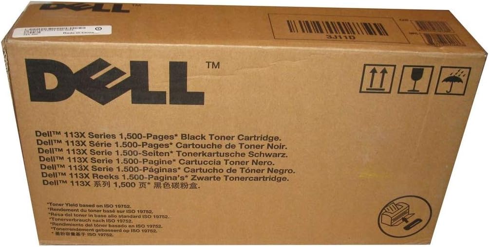 Dell3J11D Black Toner Cartridge 1130/1130n/1133/1135N Laser Printers