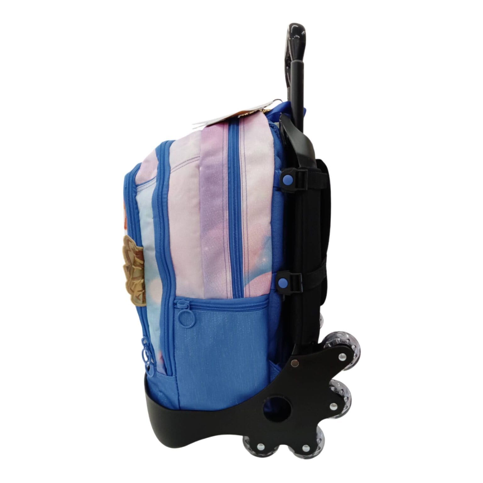 Tinta Unita Trolley Zaino Scuola Dream Cross, Believe Sganciabile NUOVE RUOTE SALI SCALE con carrello amovibile TINTAUNITA Pool Over