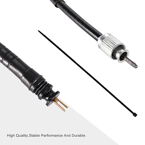 Miniatura 3 de GOOFIT Cable de velocímetro de 38.98 pulgadas para ciclomotor de 50 cc, 70 cc, 90 cc, 110 cc, 125 cc, 150 cc, moto de cross scooter