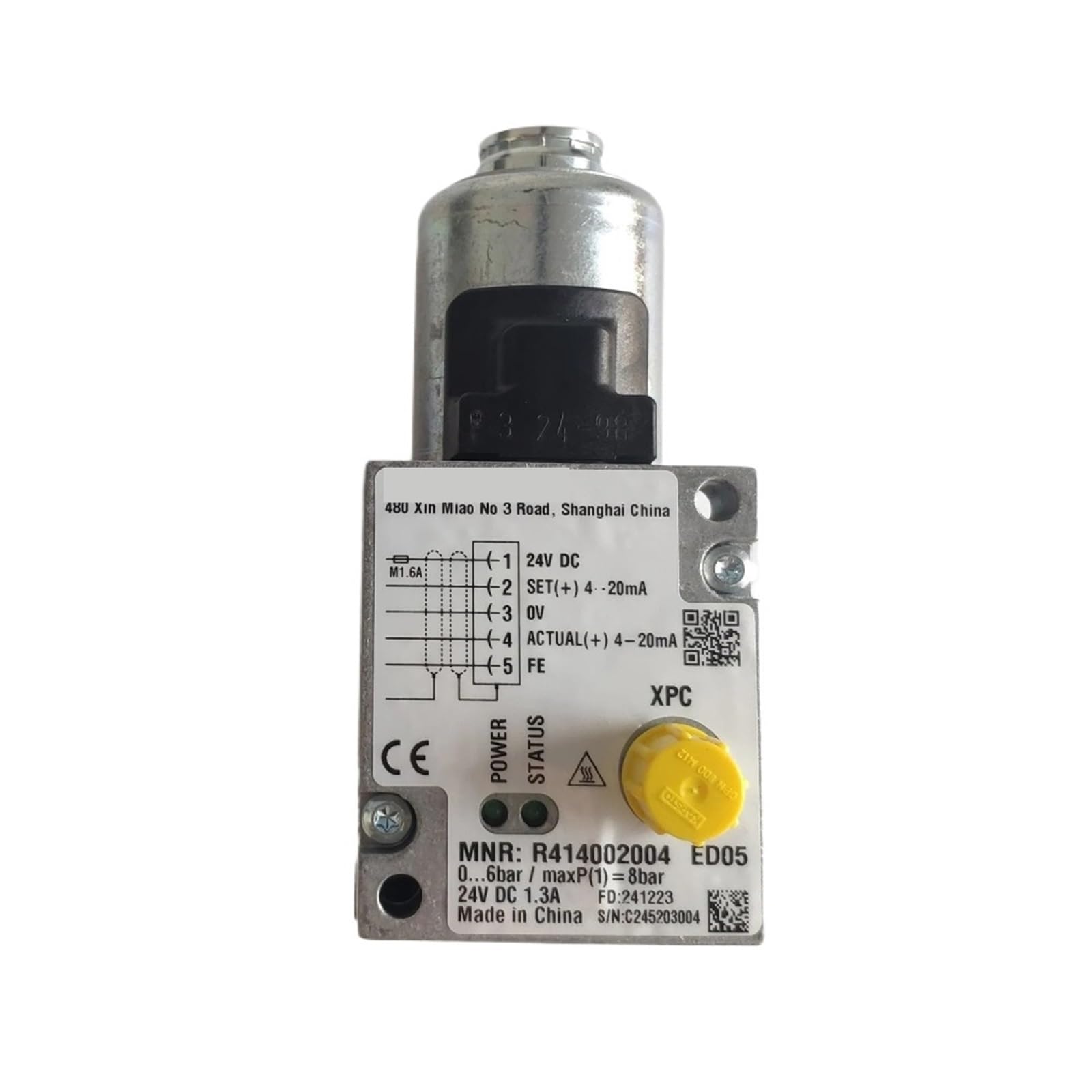 SJJBVPYX Pressure regulating valve R414002005,R414002004，ED05-000-060-420-1M12A ED05-000-060-010-1M12A(R414002005)