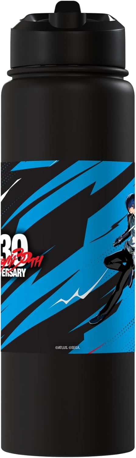 Persona 30th Anniversary P3 Protagonist ATLUS Stainless Steel Insulated Water Bottle