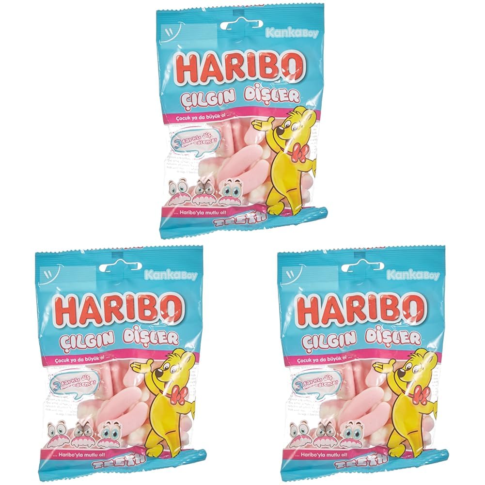 Haribo Çılgın Dişler 80 Gr 3lü paket