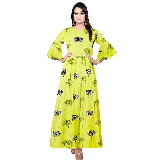 Buy Gorangani Floral Printed Maxi Dress 