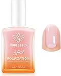 Modelones Consolider des ongles,Nude Neutral Rose Nail Natural Concealer Fondation Polonaise Air Dry Nail Croissance Polonais pour les ongles endommagés Imperfection Cadeaux de masque pour les femmes 15ml
