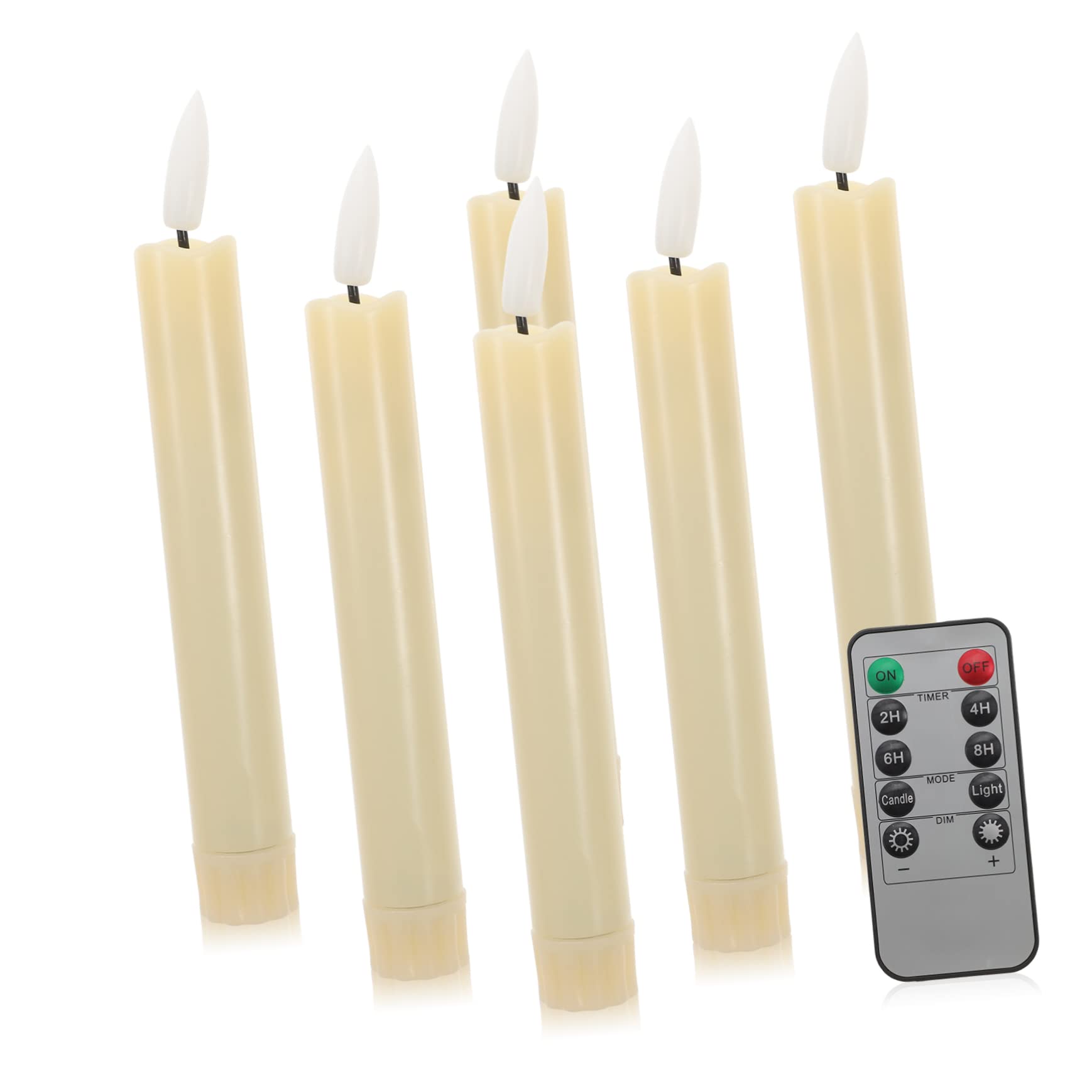 Velas LED de simuladas con efecto de luz parpadeante para eventos y fiestas 8