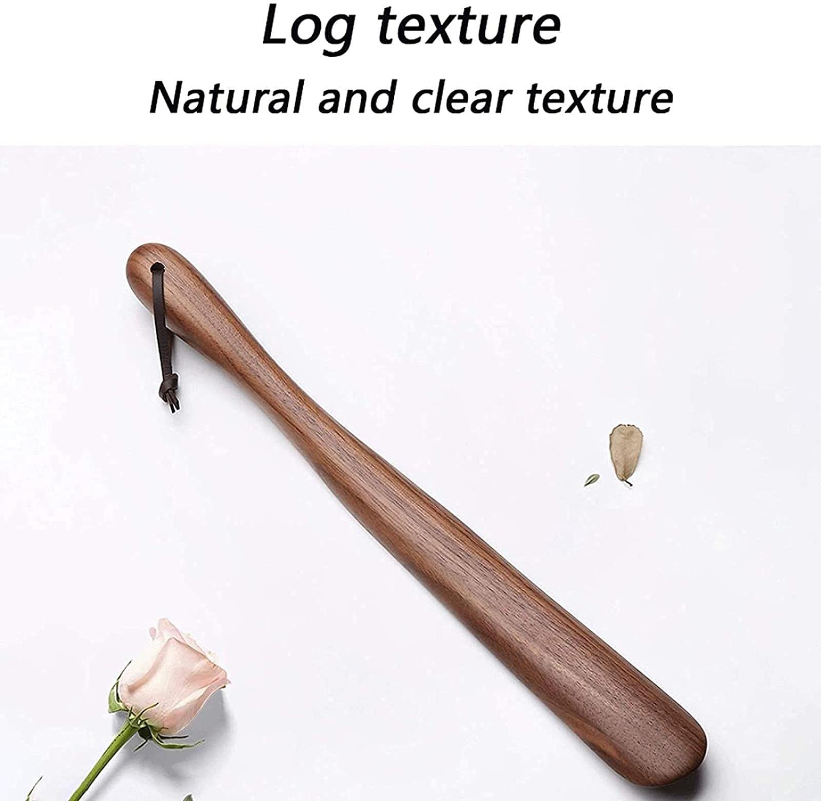 Calzador de Metal, Calzador Largo, Mango Largo, Forma Delgada, Calzador de Madera, Herramienta de Ayuda para reparación de Zapatos