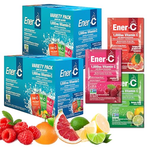 Ener-C Multivitamin Drink Mix Healthy Energy - Variety Pack 60 Count