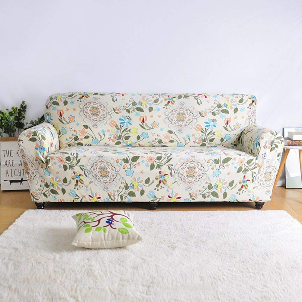 Housse de canapé anti-poussière extensible pour protéger un salon 3 places avec élégance