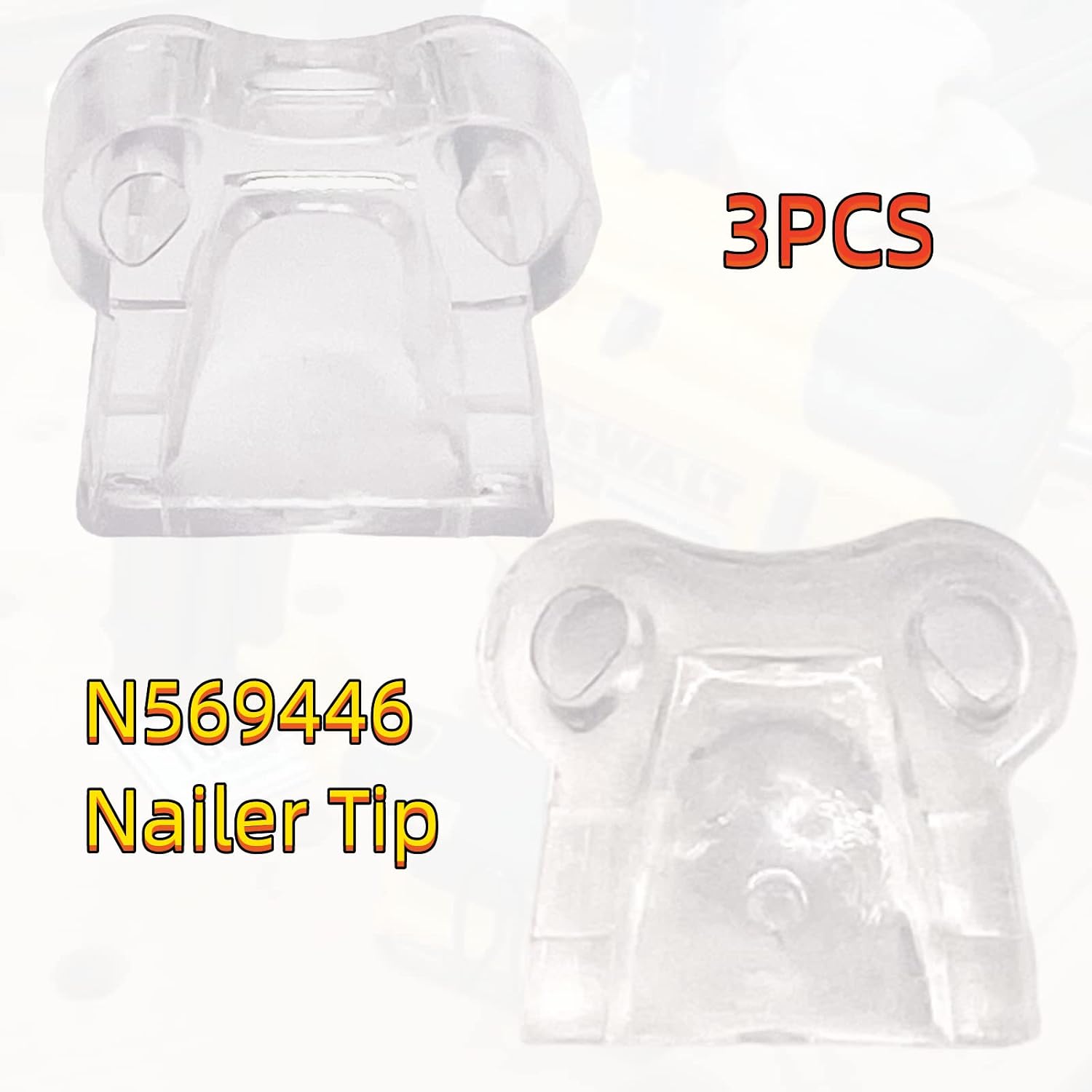 N558471 N569446 Compatible with Nailer No Mar Tip Replaces DCN680D1 DCN680B DCN681B DCN681D1 (10)