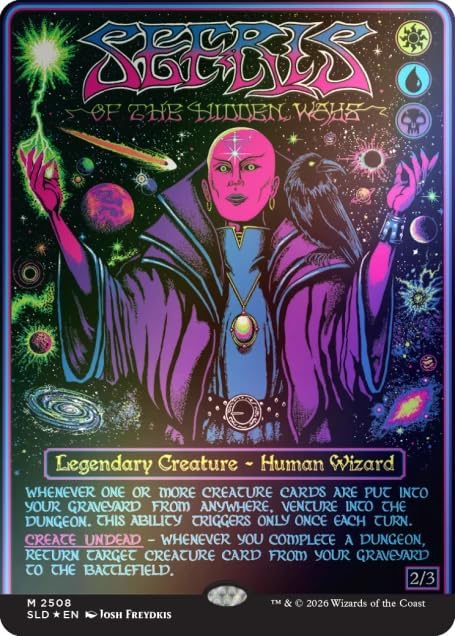Magic: The Gathering Secret Lair x Dungeons & Dragons: Black Lights & Dark Dungeons Foil Edition