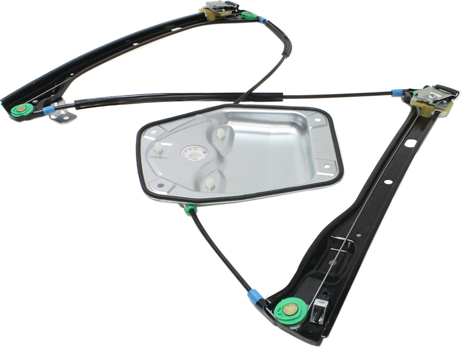 JC Whitney Front Passenger Side Window Regulator Compatible with 2005-2014 Volkswagen Jetta (Sedan 05-10 | Wagon 09-14), For Vehicles with K on the 8th digit of the VIN